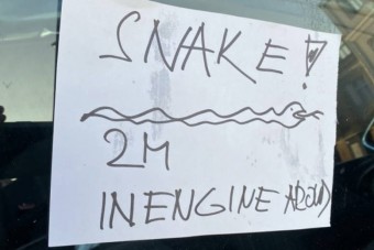 Poénnak hitte az ijesztő cetlit, de a motorháztető alatt tényleg ott volt a meglepetés