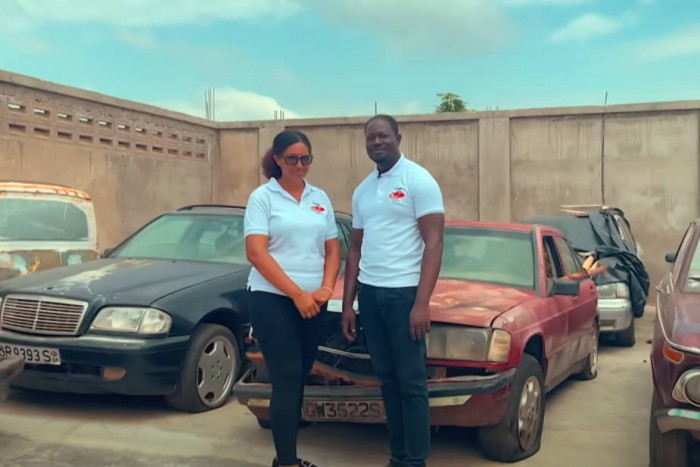 Ghána gigantikus autótemetőjében támadnak fel öreg autóink 2