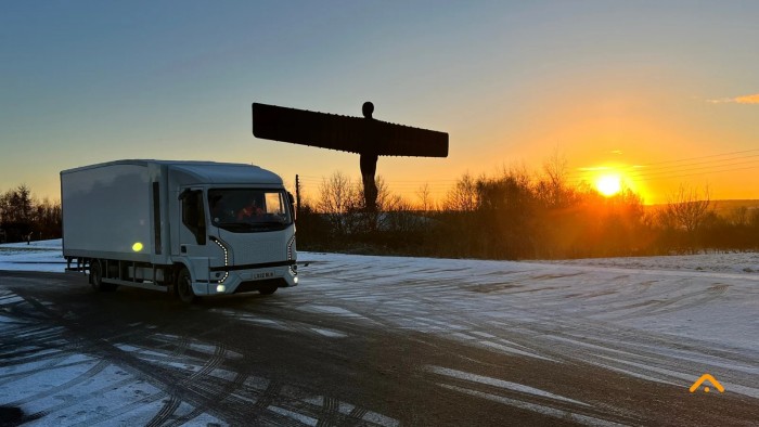 Meglepő eredményt hozott a hatótávteszt ennél a teherautónál 1