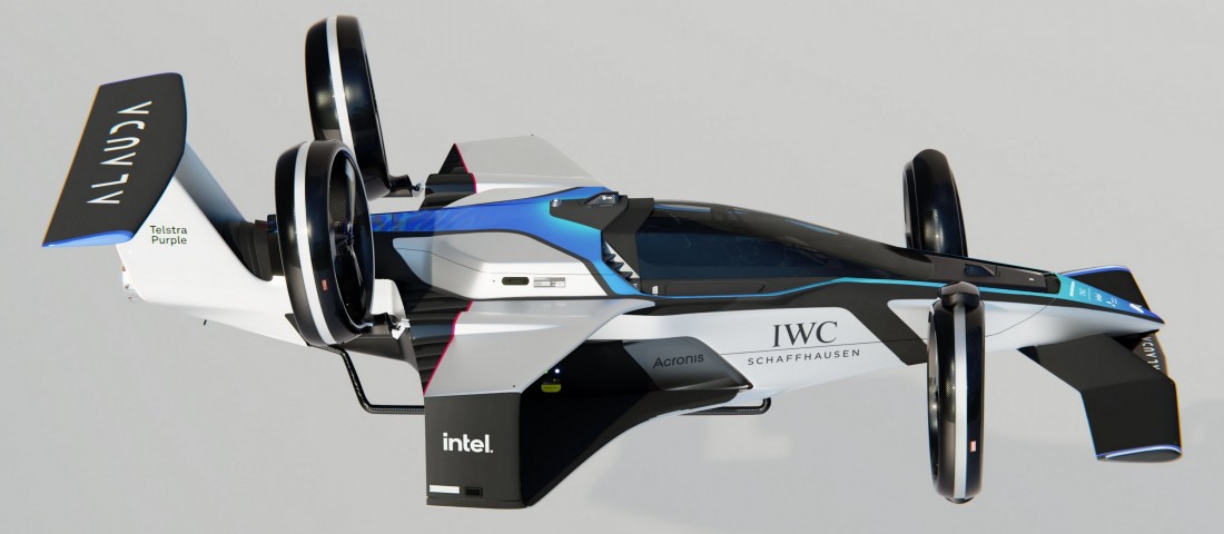 Forma-1-es sebességekre képes a repülő versenyautó