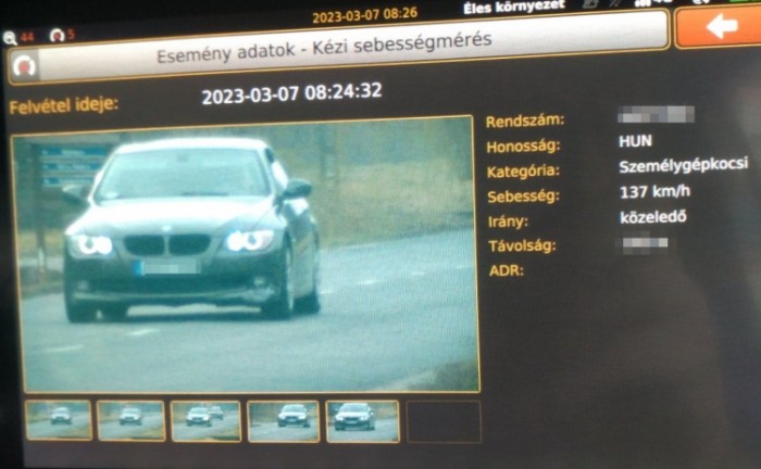 Hat perc alatt kétszer nézett bele a traffipaxba Bogácson, visszafelé már 137-tel nyomta 2