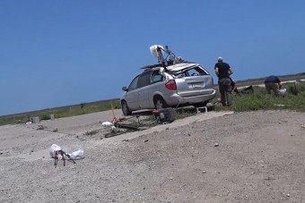 Széttrancsírozott egy autót Elon Muskék széteső rakétája