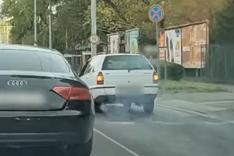 Riasztó, milyen bontószökevénnyel vágott valaki útnak Budapesten