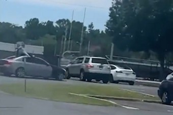 Driftelő kocsi tetején tett úgy, mintha övé lenne a világ, majd jött a kellemetlen fordulat