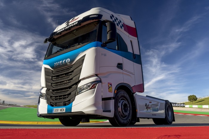 Iveco tractor units are brought to the race track