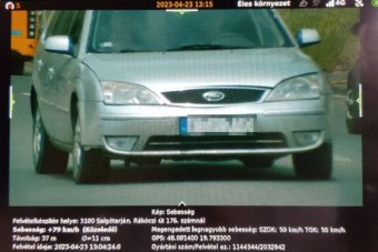 Hét perc alatt kétszer, majd másnap is bemérték ugyanazt a gyorshajtót Nógrádban