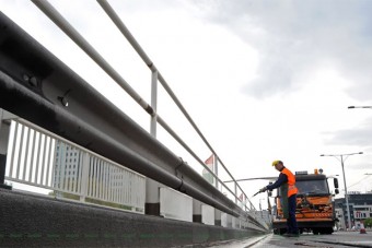 Új berendezést tesztelnek az Árpád hídon