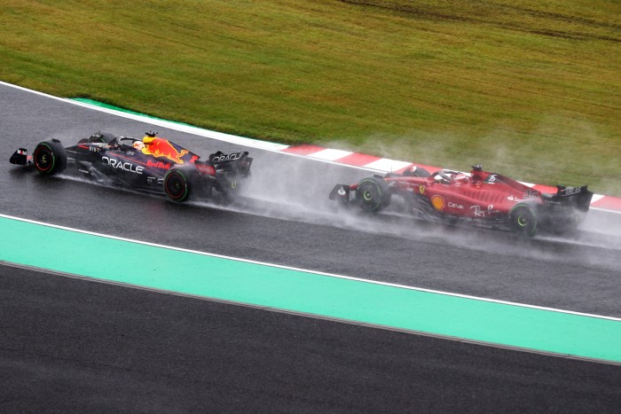 A sudden change could upset the F1 track