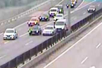 Egyből az M0-s belső sávjába akart eljutni, nem jött össze