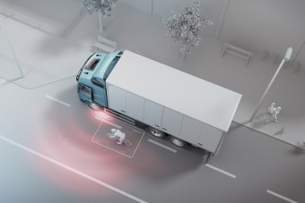 Vigyáznak a bringásokra ezek az új teherautók