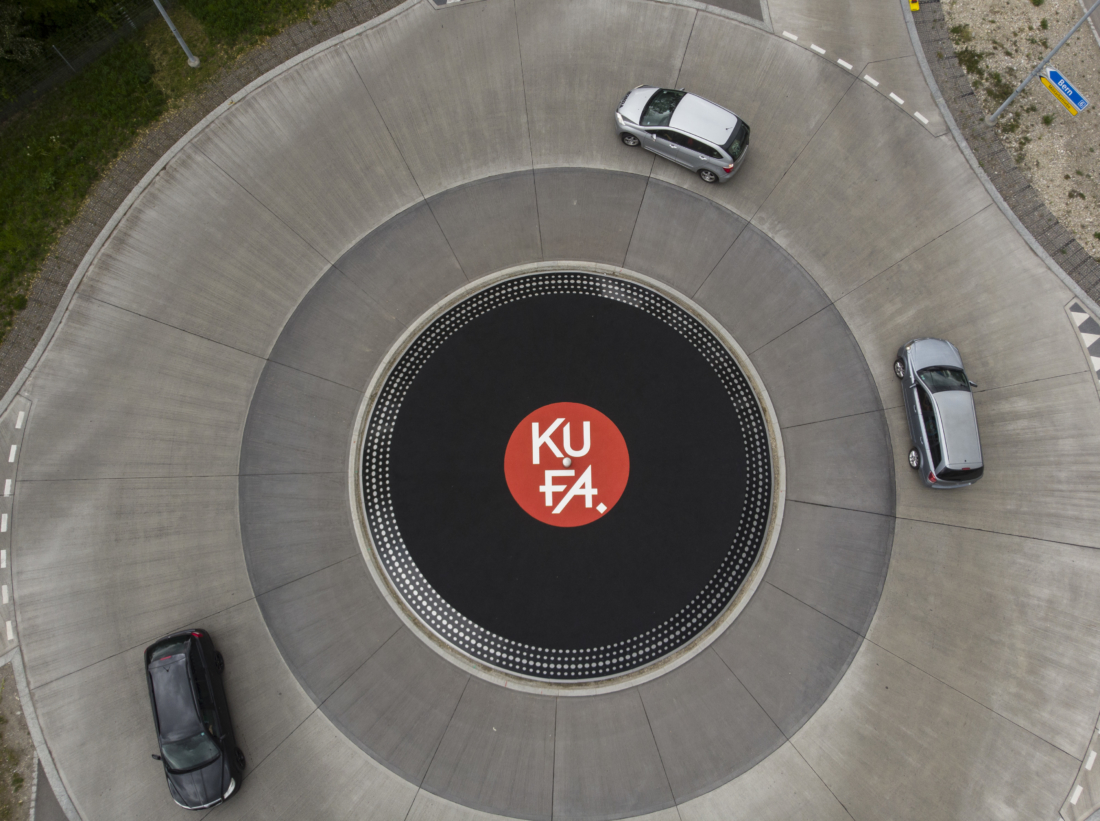 Így néz ki Európa egyik legmenőbb körforgalma felülről 2