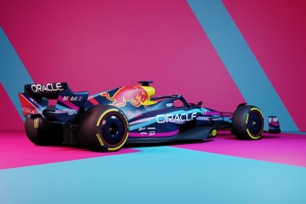 F1: Pink-türkizre festették a Red Bullt