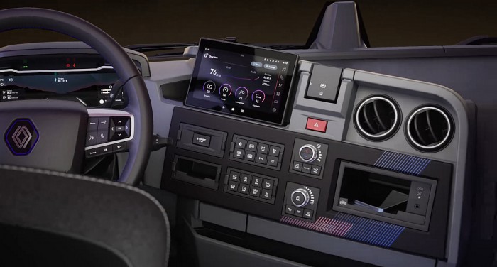 Renault Trucks 2 has innovated the instrument panel in a big way