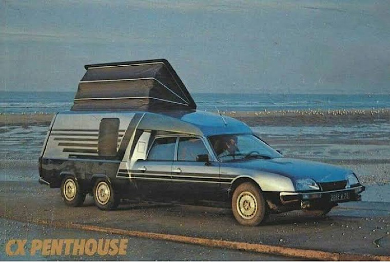 1980-ban így képzeltek egy francia stílusú, laza pihenésre tervezett lakóautót 1