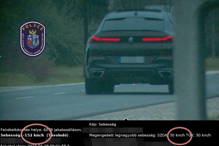 50 helyett 152-vel tépett kora reggel, 300 ezret kell fizetnie