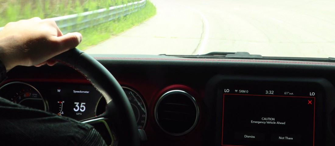 Riaszt az autód, ha mentő közeledik