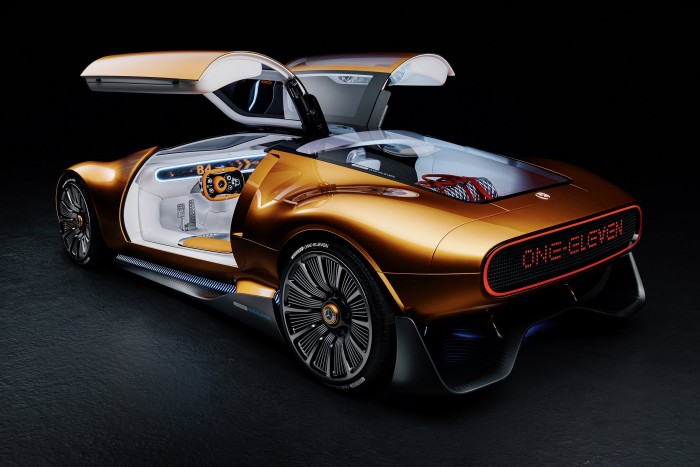 Még a hűtőmaszk is kijelző az új Mercedesen