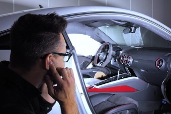 Légzsákot robbantottunk és szétráztunk egy új Audit