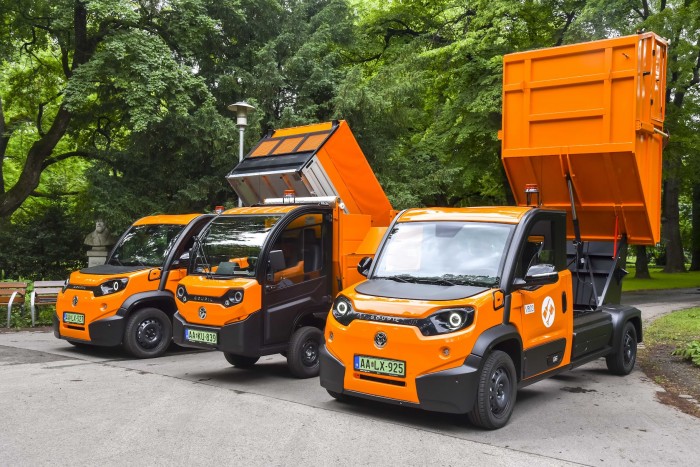 Új elektromos járművekkel takarítanak Budapesten 1