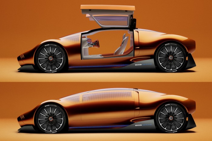 Minimalista sportautót villantott a Mercedes 6