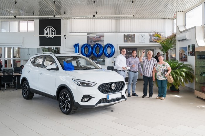 MG-siker: 1000 átadott új autó Magyarországon 2