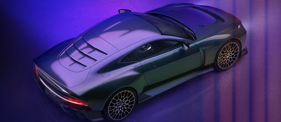 Retró hangulatú sportkocsi szülinapra