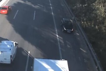 Ki kellett integetni egy idős nőt az M0-sról, mert rosszul hajtott fel rá