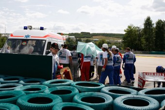 Életmentés a Magyar Nagydíjon