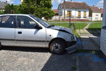 A fal állította meg a boltba tartó sofőrt Nagykanizsán