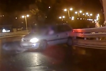 Ilyen nincs, újabb száguldozót állított meg a korlát az Árpád hídnál