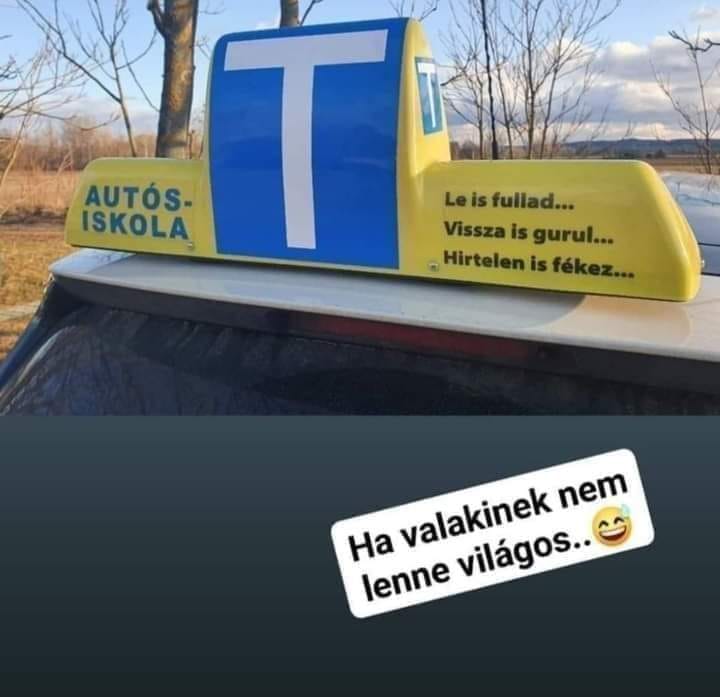 Tökéletes hétzáró kép ez a hazai tanulóautó 1