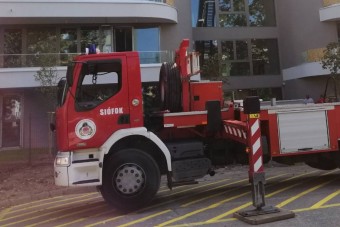 Magyar tűzoltók figyelmeztetnek, hogy a felvonulási terület nem viccnek van felfestve