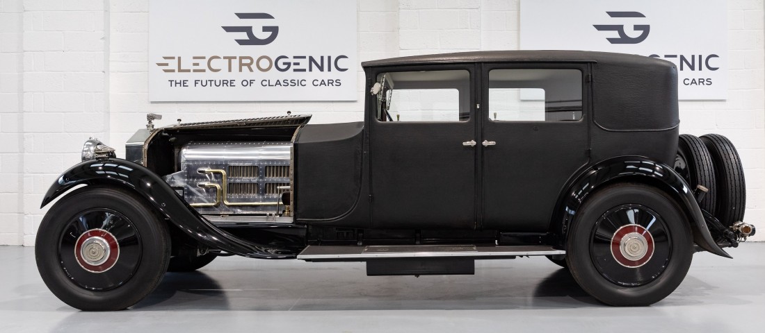 Százéves veteránból építettek villanyautót