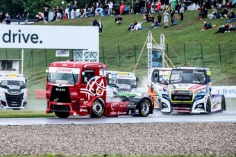 A szakadó eső sem állította meg Kiss Norbertet