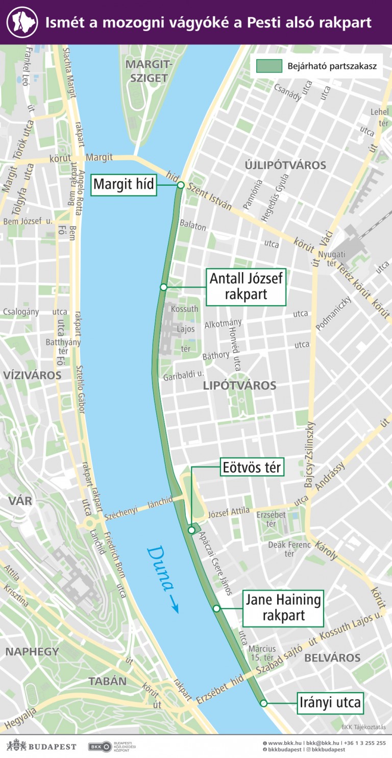 Az iskolakezdés után is lezárják a pesti rakpartot 1 | Vezess Az iskolakezdés után is lezárják a pesti rakpartot 1