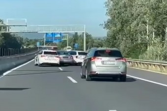 Kőkemény rendőri üldözés volt az M2-esen, tiszta Cobra 11
