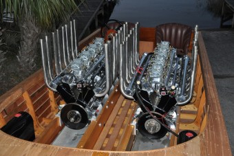 Két V16-os dolgozik ebben a hajóban, az indítást hallani kell