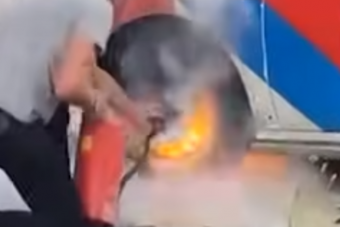 Szó szerint forró lett ez az autós üldözés