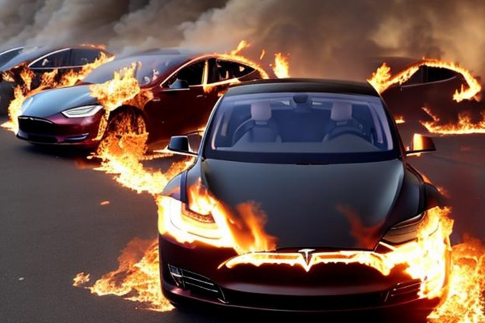 15 Teslát gyújtottak fel szándékosan Németországban