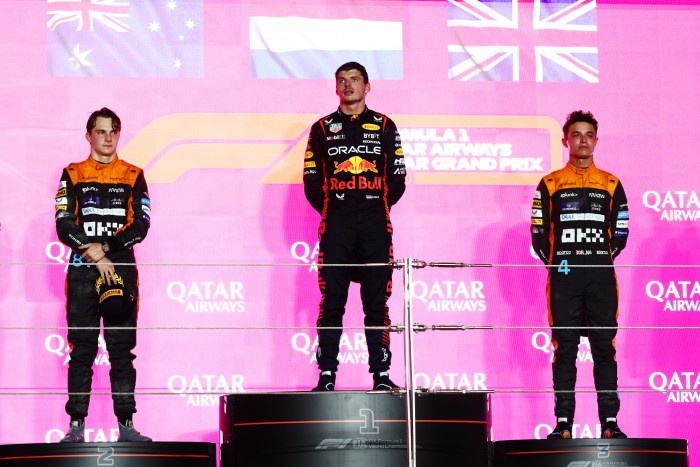 F1: Kipurcantak a Katari Nagydíj dobogósai 2