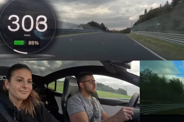 Ennyi pénzért nincs benzines autó, ami így menne a Nürburgringen, mint ez a Tesla