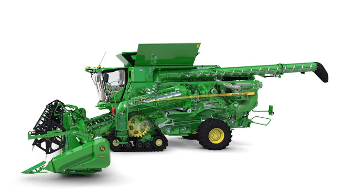 Kedvenc “traktoros” lányunk megmutatja, milyen egy millió dolláros betakarítógép 1