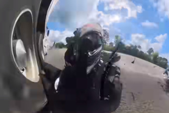 Életre szóló leckét tanított a motorosnak a 200-zal száguldozás