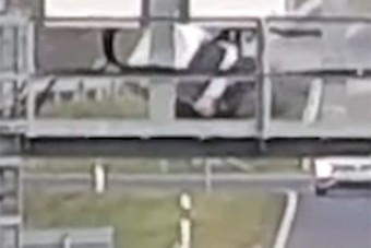 Későn vette észre a kihajtót, lerepült az M4-esről