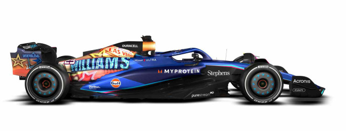 F1: A Williams is új ruhát kapott Vegasra 1