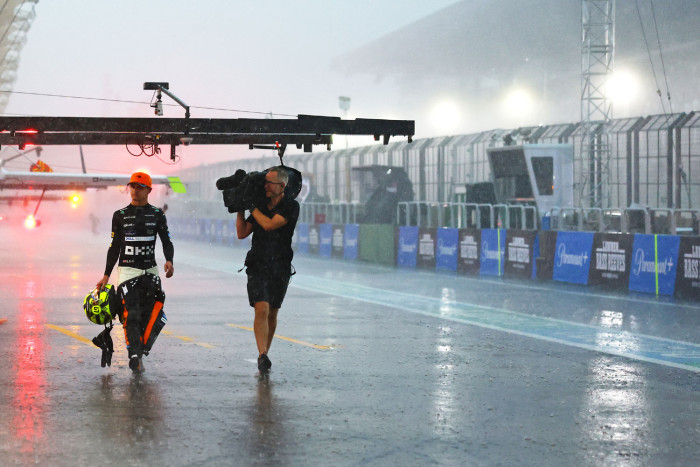 F1: Pokoli égszakadás vetett véget a Sao Pauló-i időmérőnek