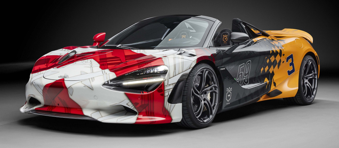 Egyszerre húsz színben pompázik ez a sportkocsi