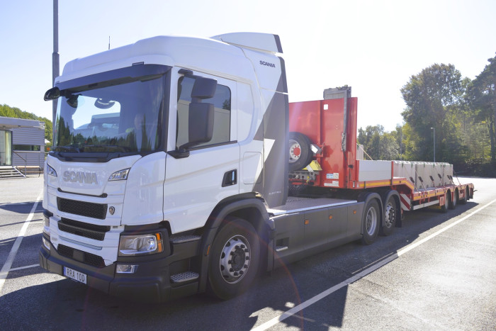 Extra nehéz rakományokkal is elboldogul ez a Scania 1