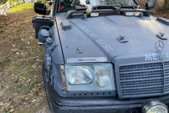 Ez az öreg Mercedes az apokalipszisre is készen áll