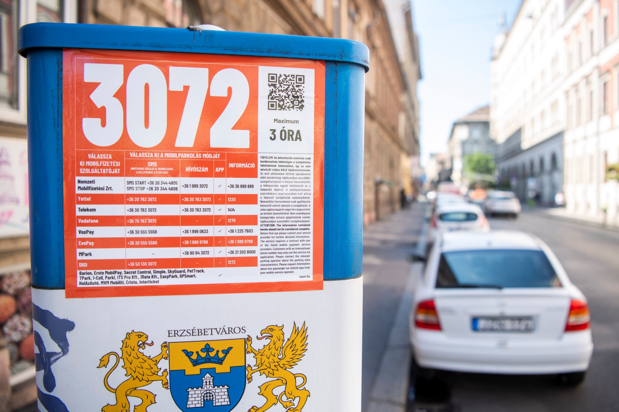 Újabb budapesti utcákban lesz fizetős a parkolás